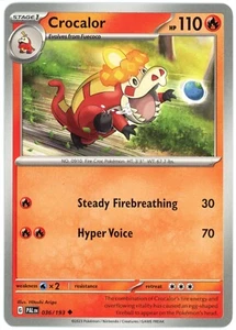 Crocalor - 036/193 - Paldea Evolved - Pokemon - NM - Bild 1 von 1