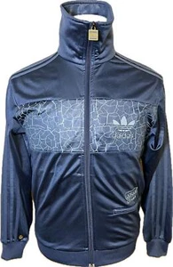 Giacca da allenamento Adidas donna taglia XS blu navy Cile 62 molto rara top - Foto 1 di 5