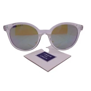 NWT Janie And Jack Round Sunglasses Girls 4 And Up Clear Tinted UV Lenses - Picture 1 of 10