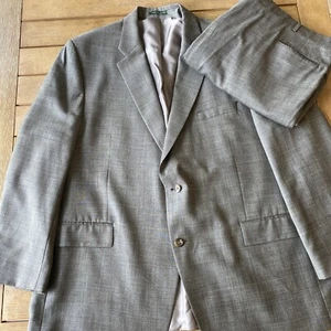 Lauren Ralph Lauren Hombre 2 Botones Traje de Lana Chaqueta 50 y Pantalón de Vestir Plisado 48 Set - Imagen 1 de 23