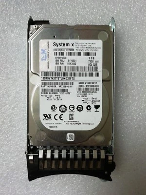 IBM 81Y9690 1TB 7.2K 6Gbps SAS 2.5" SFF HDD 81Y9691 81Y3820 Hard Disk - Image 1 of 3