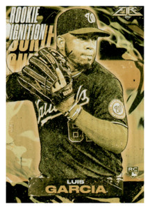2021 Topps Fire Rookie Ignition Gold Minted #RI-2 Luis Garcia NM-MT Nat ID:44768