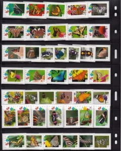 MARIPOSA = Colección de franqueo con foto única 41 sellos = Canadá 2014-2016 MNH - Imagen 1 de 2