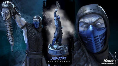 Sub Zero Mortal Kombat modello in resina kit da assemblare e dipingere - Immagine 1 di 4