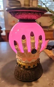 Bath And Body Works 2023 Crystal Ball Light W/ Color Change Candle Holder - Picture 1 of 4