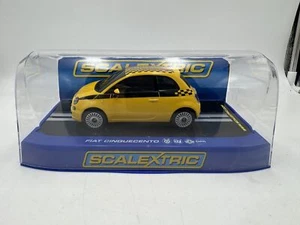 Slot Car 1/32 Scalextric "Fiat Cinquecento Yellow" Ref. C2869 - Picture 1 of 3