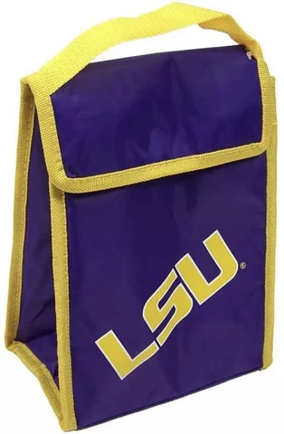 NCAA Louisiana State University LSU Tigers Insulated lunch bag￼ college NEW!! Cover