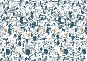 Puppenhaus Blumenmuster Innentapete Blatt Zum Selbermachen Tumdee Maßstab 1:12 TD01 - Bild 1 von 6