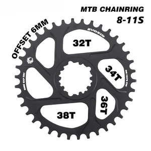 Mountain Bike Chainwheel 32T 34T 36T 38T 11 Speeds Sprocket Bicycle Chainring - Picture 1 of 18