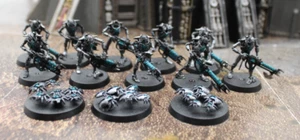 Necron 10x Guerreros, 3 Escarabajos, Pintados, ID#2617 - Imagen 1 de 10