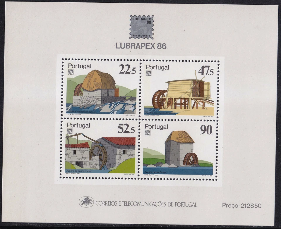 Portugal Stamp Issue 1986 (SS 54) Architecture - Image 1 of 1