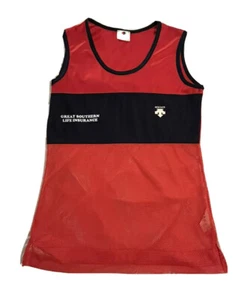 Vtg 80s Descente Mens S/M Multicolor Logo Running Cycling Tank Top Made In Japan - Picture 1 of 11