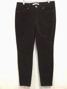 LC Lauren Conrad Womens Size 8 Brown Corduroy Pants Jeans Stretch Skinny Leg - Picture 1 of 10