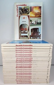 The World Of Automobiles Illustrated Encyclopedia Complete Set 22 Volumes 1972 - Picture 1 of 17