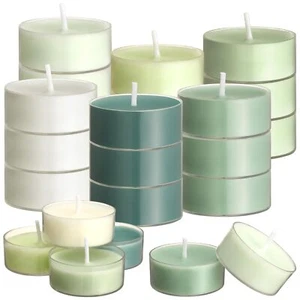 24 Pack Colored Scented Tealight Candles Bulk Spring Small Fragrance Tea Lights - Picture 1 of 6