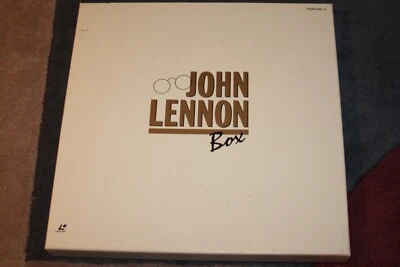 JOHN LENNON BOX JAPAN Laserdisc 3disc New (sealed) + 2Single 3" mini CD Box set - Image 1 of 4
