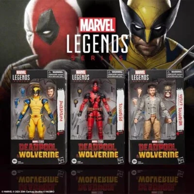 Original SDCC 2024 Hasbro Deadpool and Wolverine Action Figures Model Toys - Image 1 of 4