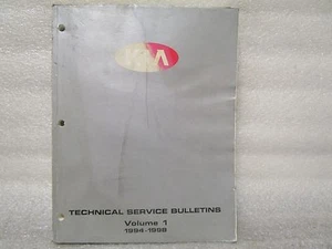 1994-1998 KIA TECHNICAL SERVICE BULLETINS - Picture 1 of 4