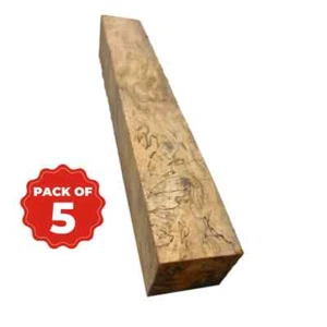 5 Pcs, Spalted Tamarind Turning Blank 1.5x 1.5x 18 Carving Block- Free Shipping - Picture 1 of 8