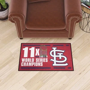 ONE ST LOUIS CARDINALS CHAMPIONS STARTER MAT FROM FANMATS (19" X 30") - Picture 1 of 5