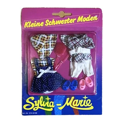 Neu Sylvia Marie Kleidung Simba Toys Kleine Schwester Moden Puppen Vintage - Bild 1 von 4