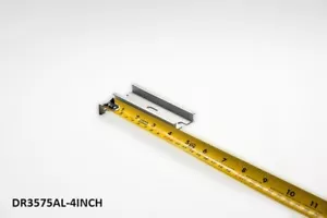 DIN Rail, 100 mm (~4 (3.9) Inch) NEW Pre-Cut 35x10mm Heavy Aluminum, Slotted - Picture 1 of 2