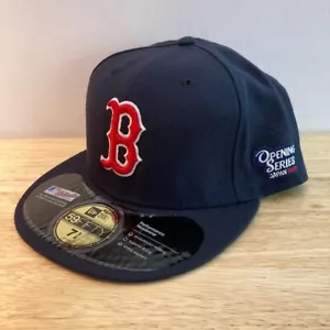 BOSTON RED SOX New Era 59FIFTY Opening Series JAPAN 2008 Hat (7 5/8) MADE IN USA - Picture 1 of 14