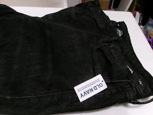 OLD NAVY ROCKSTAR SUPER SKINNY BLACK DISTRESSED JEANS SIZE 22 HISH-RISE - Picture 1 of 15