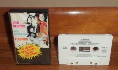 JIMI HENDRIX & CURTIS KNIGHT-Flashing-1967 Album-Special Music SUPERB Cassette! - Image 1 of 4