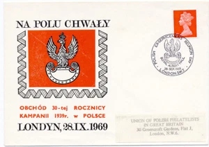 Great Britain 1969 Event Cover Polish Ex-Servicemen Reunion Day London - Picture 1 of 1