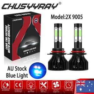 2x 9005 LED Car Headlight High Beam Globe Ice Blue For MAZDA CX7 2006-2010 - Picture 1 of 12