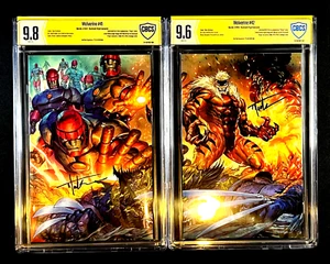 Signed Wolverine # 41 42 CBCS 9.8 & 9.6 EXCL VIR VAR SET TYLER KIRKHAM Connects - Picture 1 of 14
