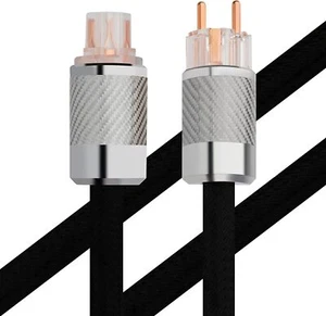 Audiophile EU Version Power Cable Braided Power Cord with Gold Plated Connectors - Bild 1 von 28