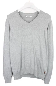 BEN SHERMAN Jumper Men's LARGE V-Neck Tight Knit Melange Pullover - Picture 1 of 9