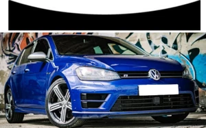 Vorgeschnittene Sonnenleiste für Golf MK7 - ohne Besatz - OVERSIZED - Bild 1 von 2