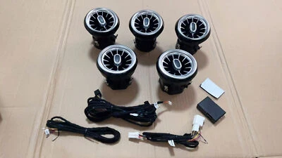 Para Mercedes Benz W176 W117 X156 Salpicadero Aire Ventilación Luz Ambiental Interior LED Borde Foto 1 de 4