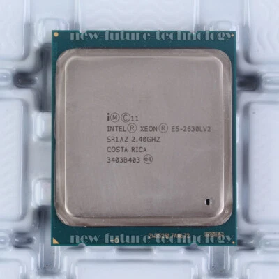 100% work Intel Xeon E5-2630L V2 CPU SR1AZ 2.4 Ghz 6-core 15Mb LGA2011 Prozessor - Image 1 of 4