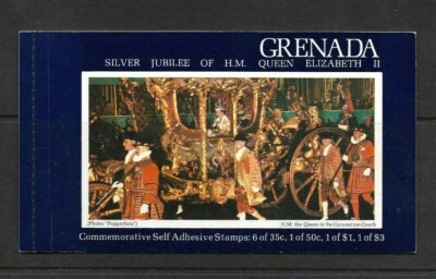 Grenada 1977 Silver Jubilee of Queen Elizabeth II Booklet - Изображение 1 из 4