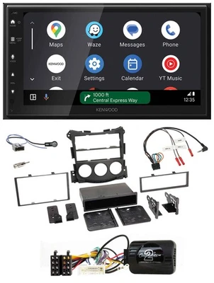 Kenwood DAB Bluetooth USB Lenkrad 2DIN Autoradio für Nissan 370Z 2009-2013 Roads - Bild 1 von 4