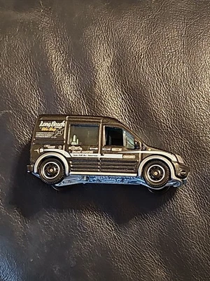 2017 ☆ FORD TRANSIT CONNECT 2010☆Black/Dark Grey - LONG BEACH☆Matchbox LOOSE - Image 1 of 4