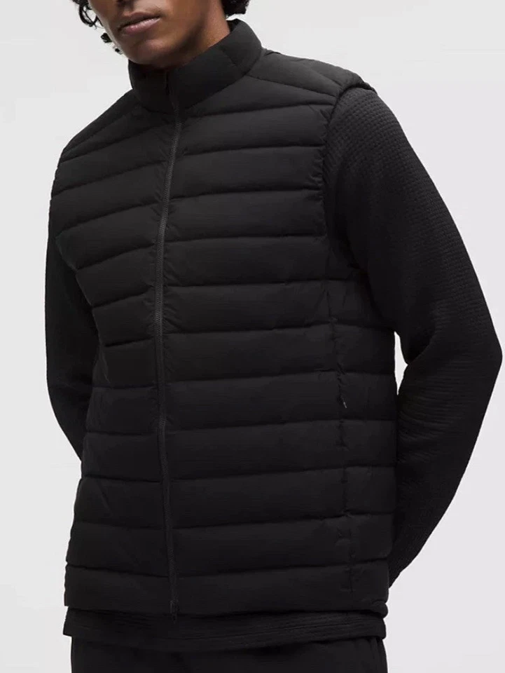 lululemon Navigation Down Vest 2025/26 Puffer 700 Fill Goose NEW BLK Men's $198 - Image 1 of 4