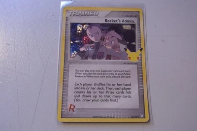 Rocket's Admin 086/109 Holo Rare Classic Celebrations 25th Pokemon - Image 1 of 2