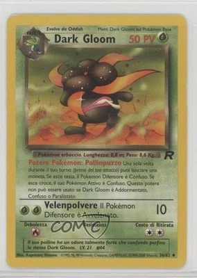 Dark Gloom Italian Pokemon Team Rocket #36 2000 - Image 1 of 2