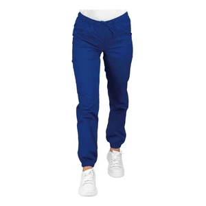 Pantalone Cuoco Unisex Pantagiaffa Blu Cina c/ Elastico - Isacco - Divisa Medico - Imagen 1 de 3