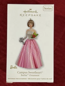 HALLMARK 2011 CAMPUS SWEETHEART BARBIE ORNAMENT - Picture 1 of 1