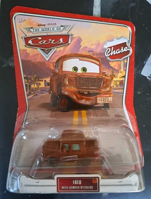 CARS - FRED BUMPER STICKERS - Mattel Disney Pixar CHASE - Immagine 1 di 2