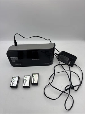Energizer CHFC2 NiMH Universal Battery Charger w/ 3x 9V Rechargeable Batteries - Image 1 of 4