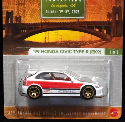 Honda Civic Type R 2025 39ª Convención Anual 2040/6200 Hot Wheels 99 1999 Foto 1 de 4