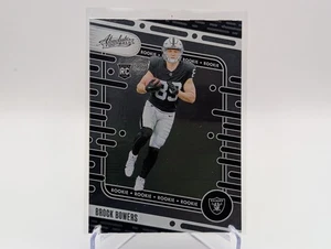 2024 Panini Absolute BROCK BOWERS #113 Rookie Las Vegas Raiders RC - Picture 1 of 2