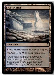 MTG Foil Frost Marsh - Coldsnap Heavily Played English - Picture 1 of 2